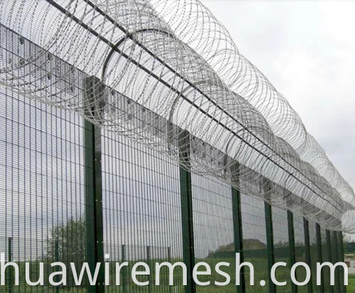 Zware Galv. Concertina Razor Wire hek voor bescherming